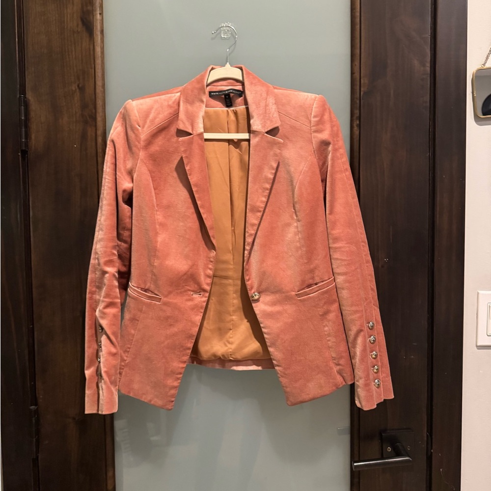 White House Black Market Coral Blazer
